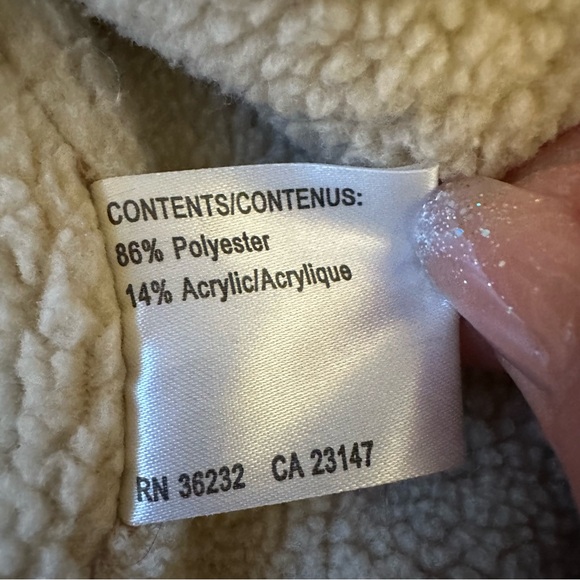 Talbots Women’s Faux Suede Sherpa Lined Winter Jacket Size: Medium - Picture 9 of 10